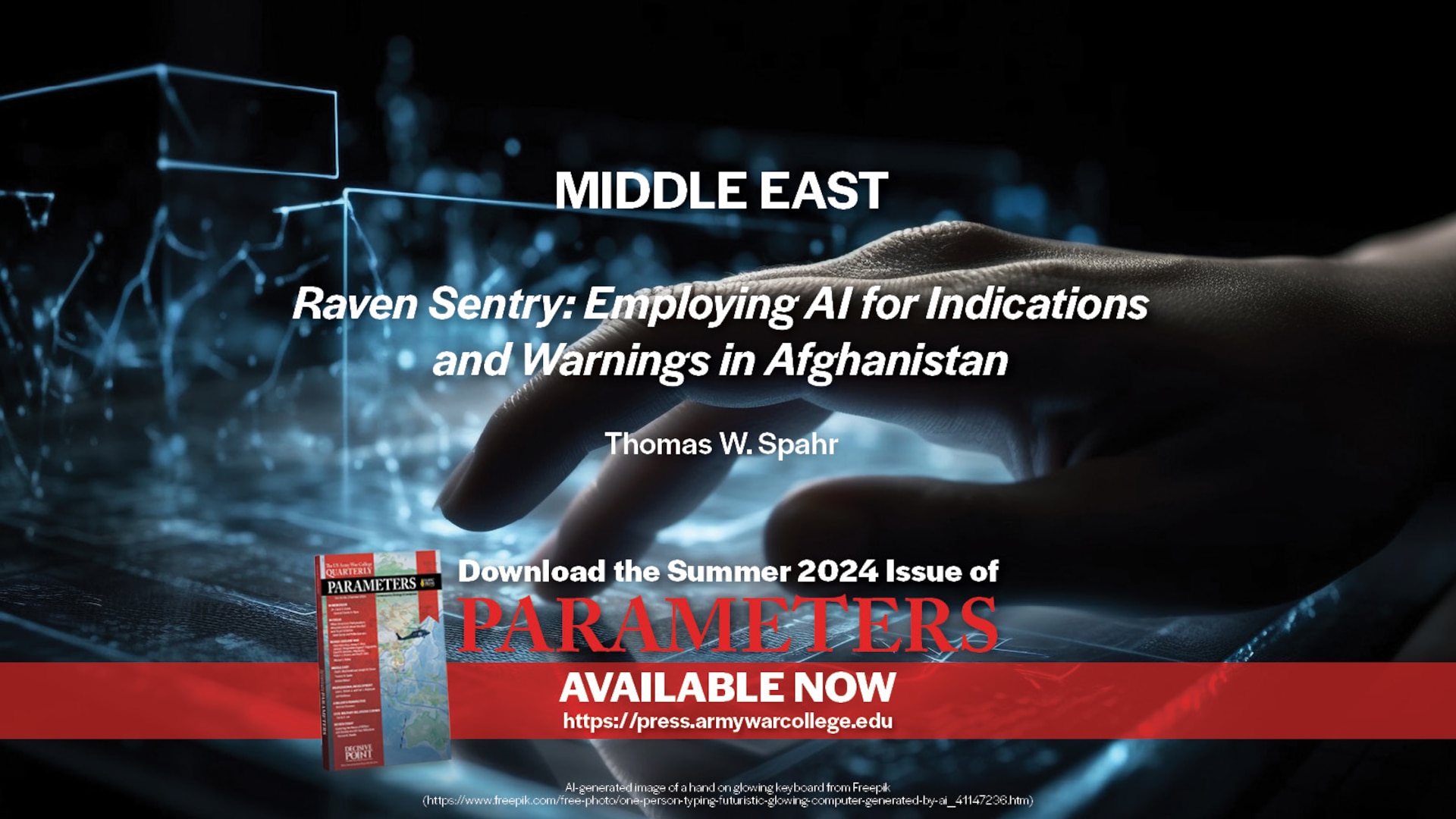Raven Sentry: Employing AI for Indications and Warnings in Afghanistan | Thomas W. Spahr