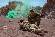 Soldiers from the 56th Stryker Brigade Combat Team, who are deployed to Africa in support of Combined Joint Task Force-Horn of Africa conduct a Joint Light Leaders Course for other service members May 9, 2024, at Camp Lemonnier Djibouti. The five-day course introduced service members from all branches to basic infantry skills including, conducting an ambush, knot tying, mission planning, and small unit tactics. (U.S. Army National Guard photo by Capt. Owen Dietrich)