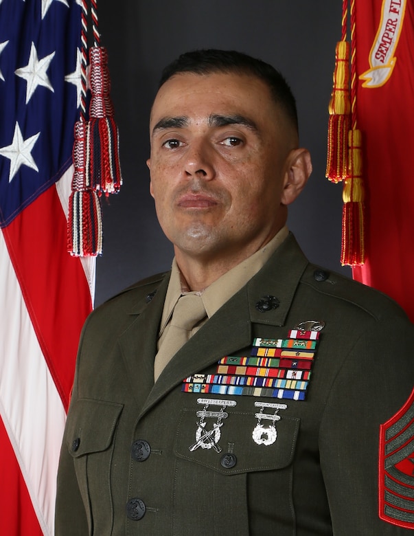 Command Board Photo Sergeant Major Jaime Lerma