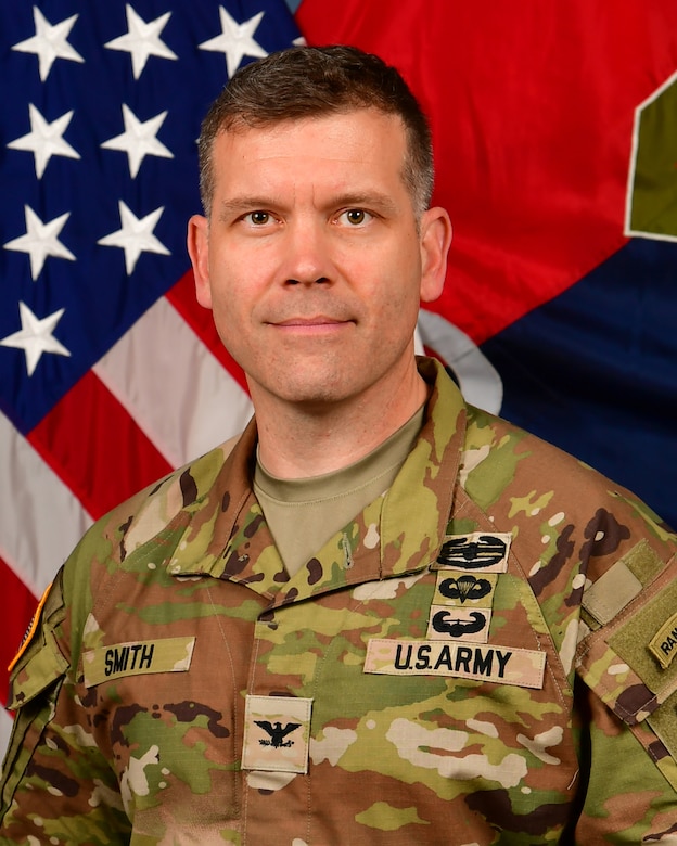 Colonel Landgrave (Tom) Smith is a native of Norman, Oklahoma and entered the Army in May 2003 as an Armor officer.Previous operational assignments include serving as the commander, 4th Squadron, 10th U.S. Cavalry at Fort Carson, CO from 2019-2021, Brigade Operations Officer for 2ABCT, 1CD (Black Jack) at Fort Cavazos, TX, Battalion Operations Officer and Executive Officer for 1-5 CAV (Black Knights), Company Commander in 2-70 AR (Thunder) and 1-63 AR (Dragon), Brigade Chief of Operations 2ABCT, 1ID at Fort Riley Kansas, and Scout Platoon Leader and Troop XO in 3-7 CAV (Garry Owen) at Fort Stewart Georgia.Other assignments include Maneuver Captains Career Course (MCCC) small group leader at the Maneuver Center of Excellence, Armor Colonels Human Resource manager and Operations Officer at Senior Leader Development, Office of Colonels Management (SLD-COMO), and as the Division Chief, Global Integration Division under the Joint Staff J5 Deputy Directorate for Global Integration (DDGI). COL Smith graduated from the United States Military Academy with a degree in Political Science. He holds Master’s Degrees in National Security Strategy from the National War College and in Operational Studies and Military Science from the School of Advanced Warfighting, Marine Corps University.His awards and decorations include the Defense Superior Service Medal, Bronze Star Medal (1OLC), Meritorious Service Medal (3OLC), the Joint Service Commendation Medal, Ranger Tab, and Combat Action, Airborne, and Air Assault badges. His foreign military awards include the German Armed Forces Proficiency Badge. He is a recipient of the Order of Saint George and Order of Saint Maurice.COL Smith is married to the former Jessica Roth of Louisville, KY. They are the proud parents of two daughters, Alysa (15) and Kaitlyn (14).