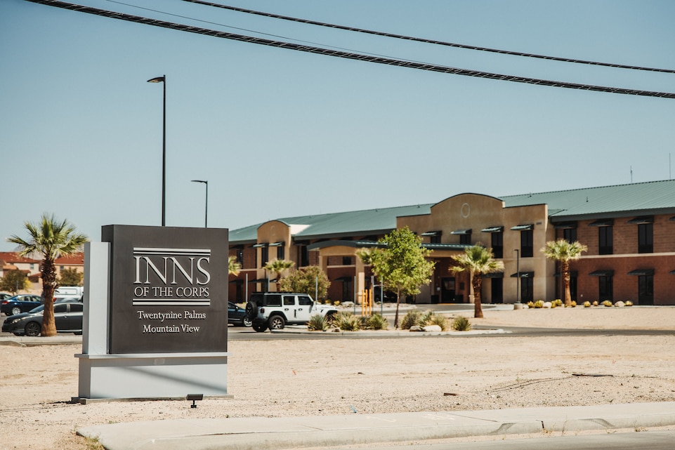 A U.S. Marine Corps lodging facility, Inns of the Corps Mountain View, located at Marine Corps Air-Ground Combat Center, Twentynine Palms, California. The Inns of the Corps Mountain View is a newly constructed 76-room facility run by the Marine Corps Hospitality Services that provides lodging for retired military, Department of Defense civilians and those on permanent change of station and temporary additional duty orders. (U.S. Marine Corps photo by Lance Cpl. Richard PerezGarcia)