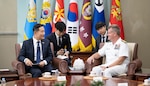 Adm. Samuel J. Paparo, commander of U.S. Indo-Pacific Command (USINDOPACOM), visited the Republic of Korea (ROK) from May 29-30, 2024, reaffirming the United States ironclad commitment to the U.S.-ROK Alliance. This trip marked Paparo’s first visit to the country as the USINDOPACOM commander. (Courtesy photo)
