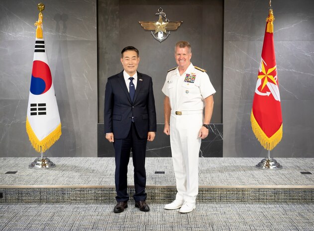 Adm. Samuel J. Paparo, commander of U.S. Indo-Pacific Command (USINDOPACOM), visited the Republic of Korea (ROK) from May 29-30, 2024, reaffirming the United States ironclad commitment to the U.S.-ROK Alliance. This trip marked Paparo’s first visit to the country as the USINDOPACOM commander. (Courtesy photo)
