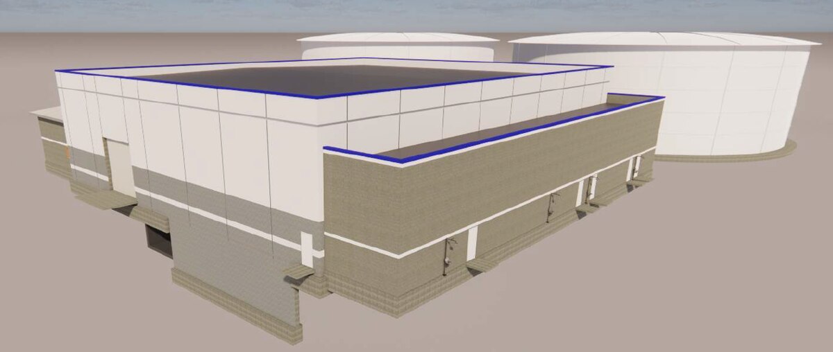 New water pump station at Mountain Home AFB, Idaho