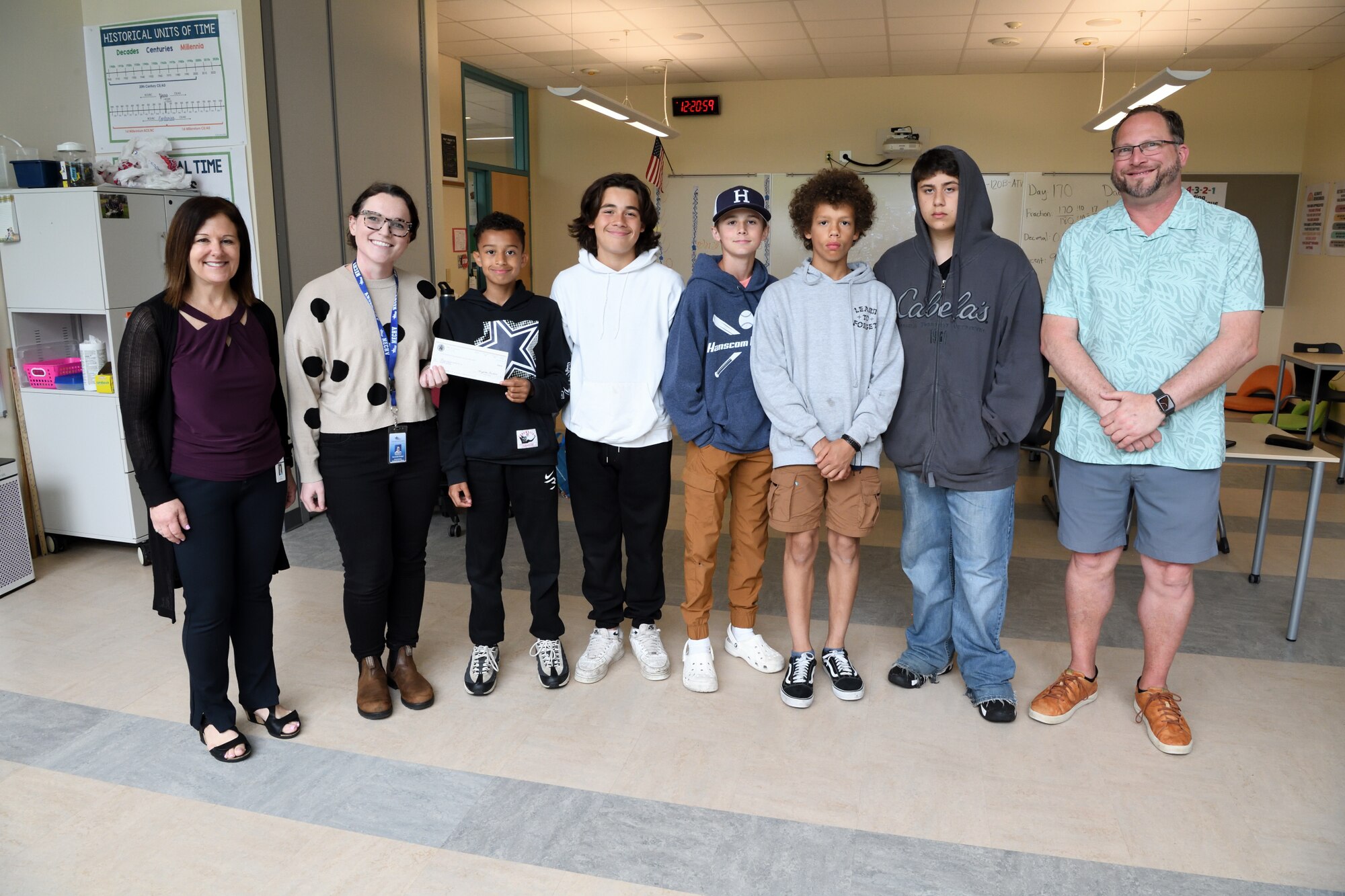 Image of teachers and students