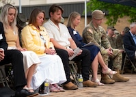 The family of U.S. Air Force Maj. William Downs attends the 12th Annual Air Advisor memorial ceremony May 23, 2024, at Joint Base McGuire-Dix-Lakehurst, N.J.
