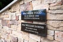 he names of U.S. Air Force Maj. Mark Todd and Maj. William Downs were added to the Air Advisor Memorial wall during a remembrance ceremony May 23, 2024, at Joint Base McGuire-Dix-Lakehurst, N.J.