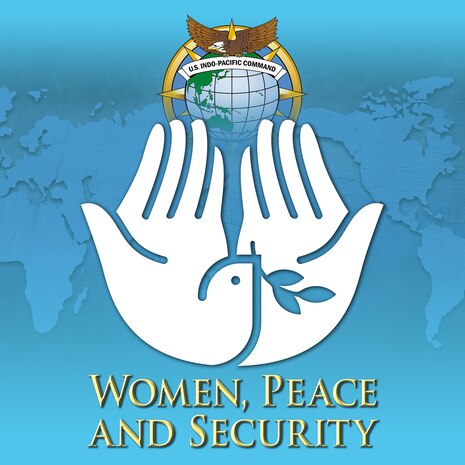 The official logo for the U.S. Indo-Pacific Command Office of Women, Peace & Security (USINDOPACOM WPS).
