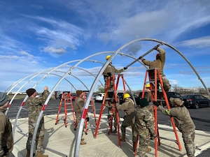 Airmen from 419th Force Support Squadron recently concluded a five-day Expeditionary Skills training event at the Hill Air Force Base Operations Readiness Training Area from 6 to10 May, 2024.