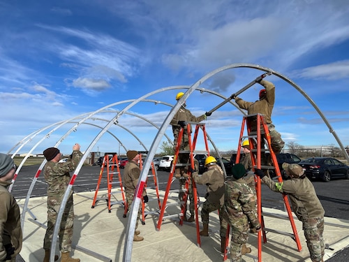 Airmen from 419th Force Support Squadron recently concluded a five-day Expeditionary Skills training event at the Hill Air Force Base Operations Readiness Training Area from 6 to10 May, 2024.