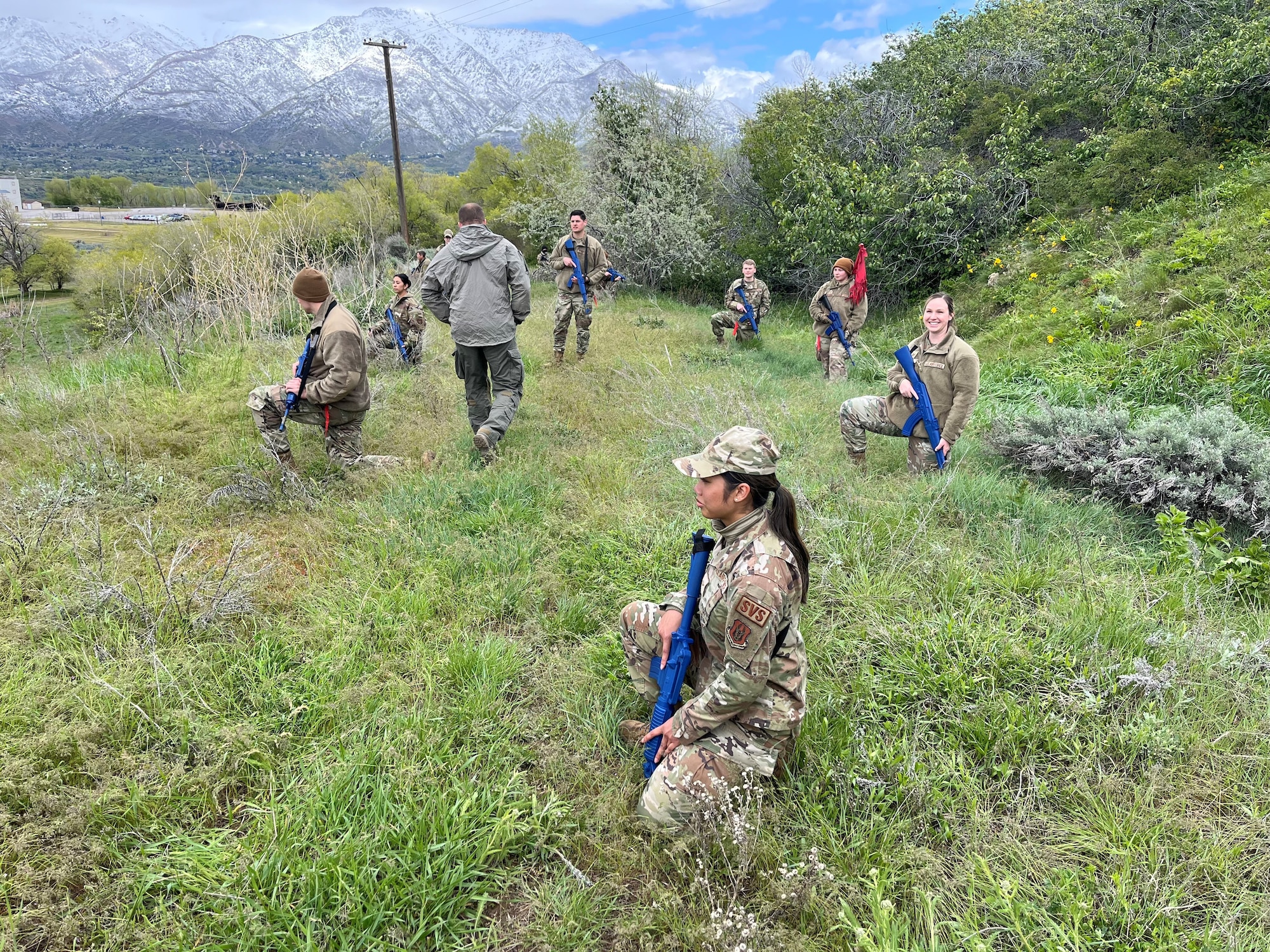 Airmen from 419th Force Support Squadron recently concluded a five-day Expeditionary Skills training event at the Hill Air Force Base Operations Readiness Training Area from 6 to10 May, 2024.