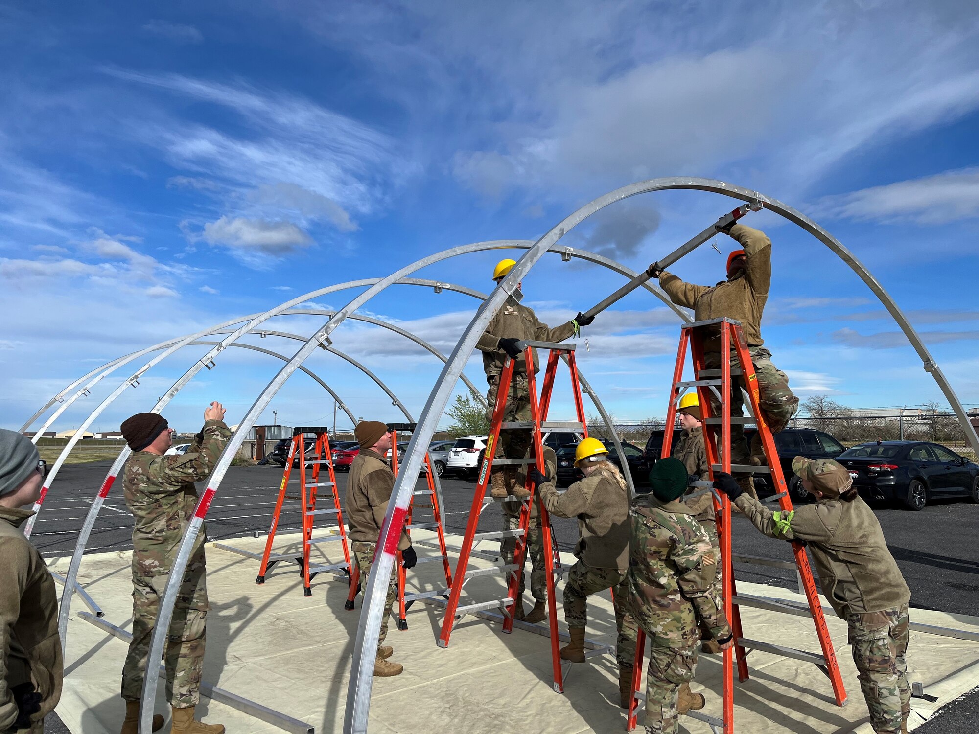 Airmen from 419th Force Support Squadron recently concluded a five-day Expeditionary Skills training event at the Hill Air Force Base Operations Readiness Training Area from 6 to10 May, 2024.