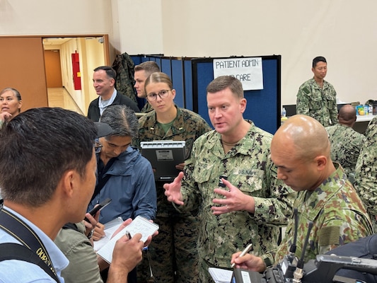 The exercise generated a lot of media interest.  Local Japanese news outlets were eager to be involved in a media event that gave both Japanese and U.S. reporters and broadcasters unfettered access to the EMF leadership and subject matter experts responsible for coordinating the efforts.