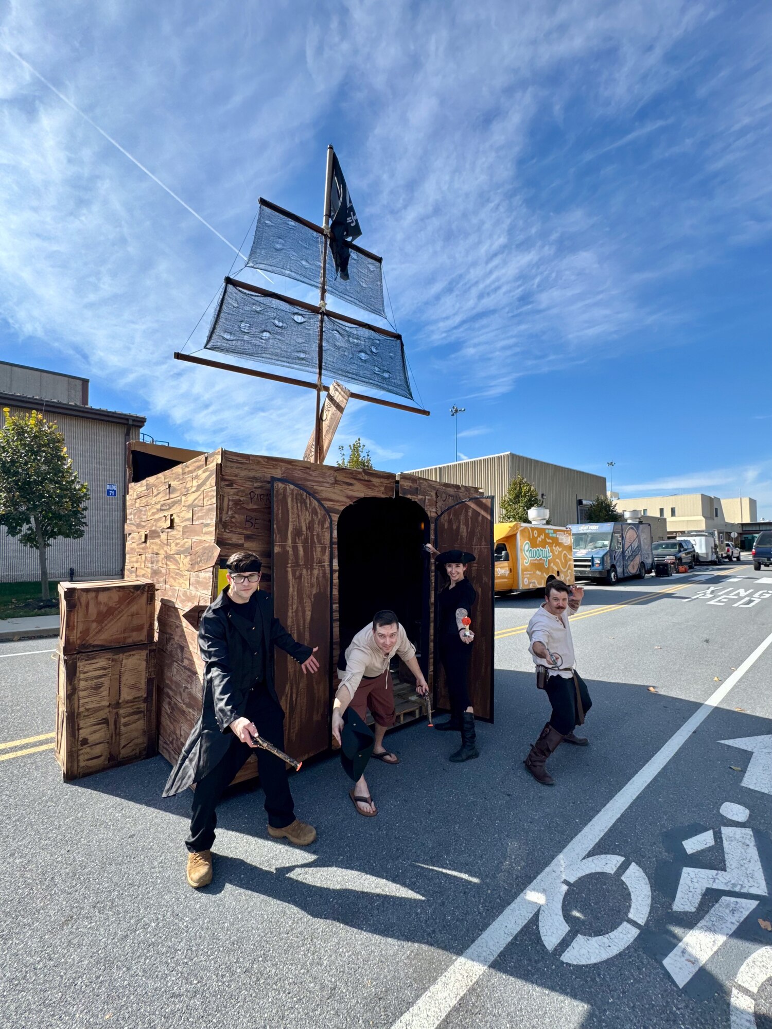 The 193rd Special Operations Wing's Family Readiness team hosted a trunk-or-treat decorating contest for all units on base at Middletown, Oct. 31, 2024.