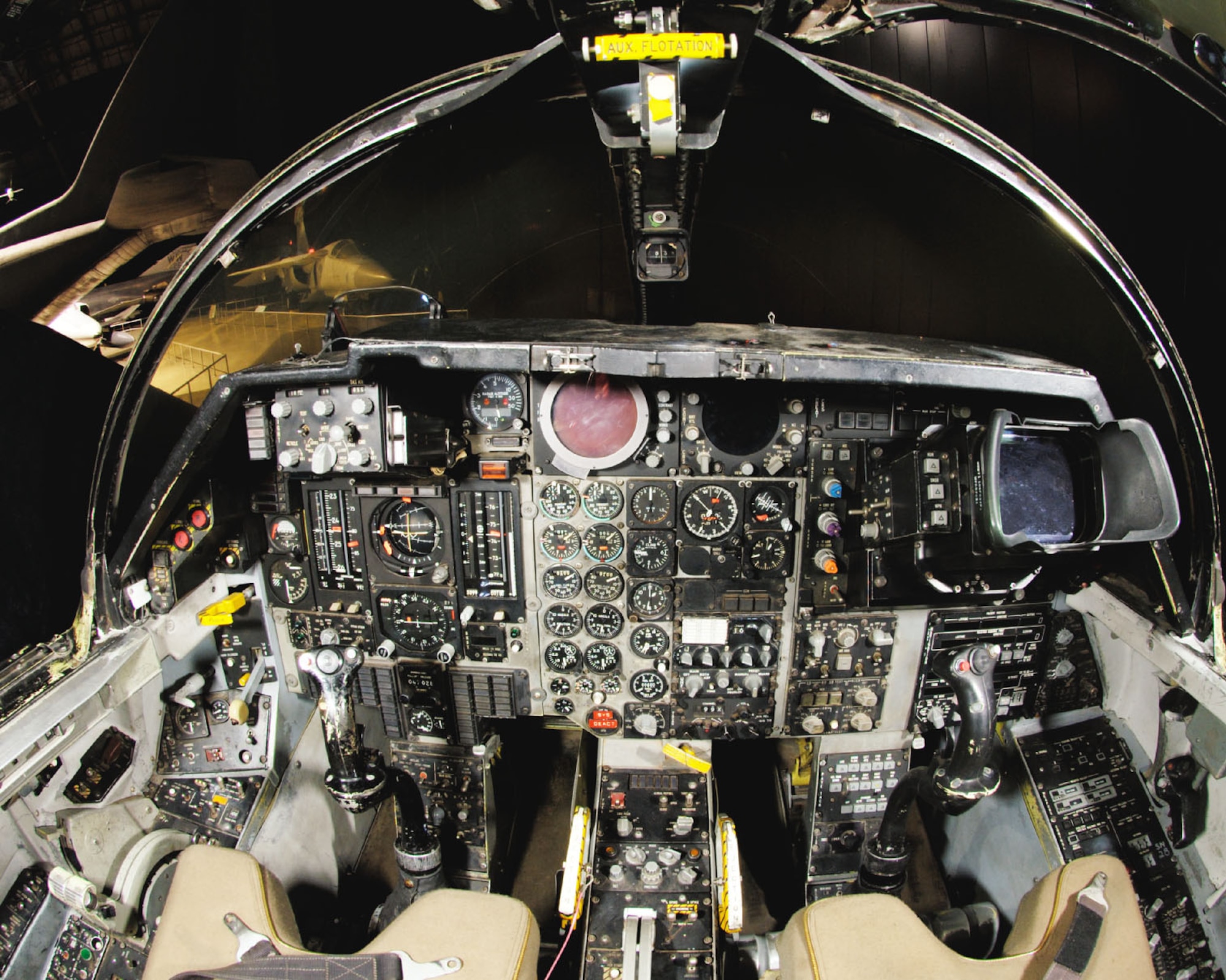 F-111F cockpit view