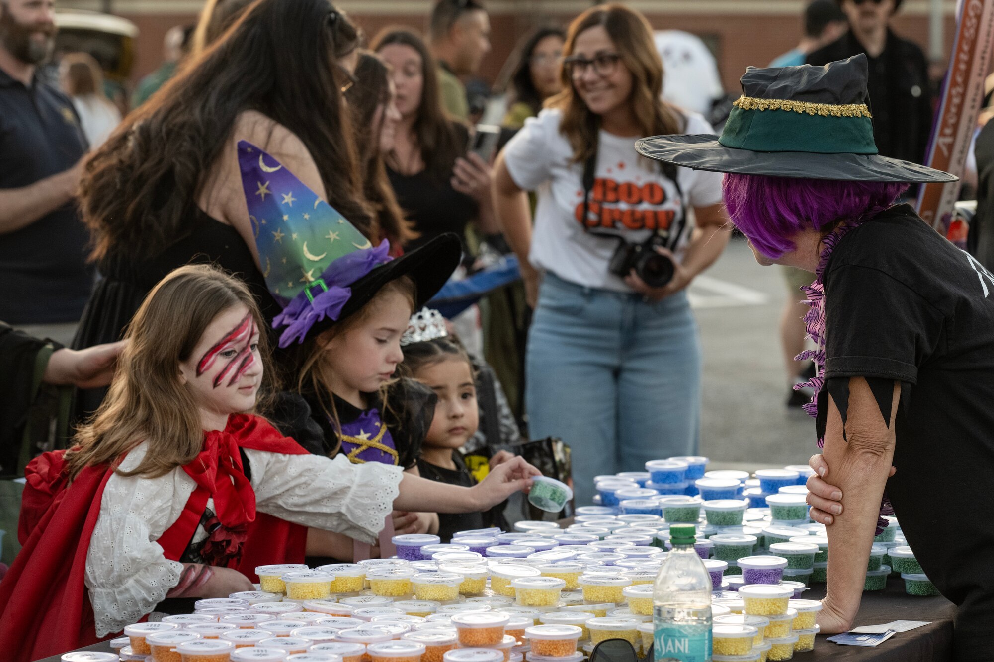 Children go “trunk” or treating during the Halloween Spooktacular and Lead Wing Celebration at Seymour Johnson Air Force Base.