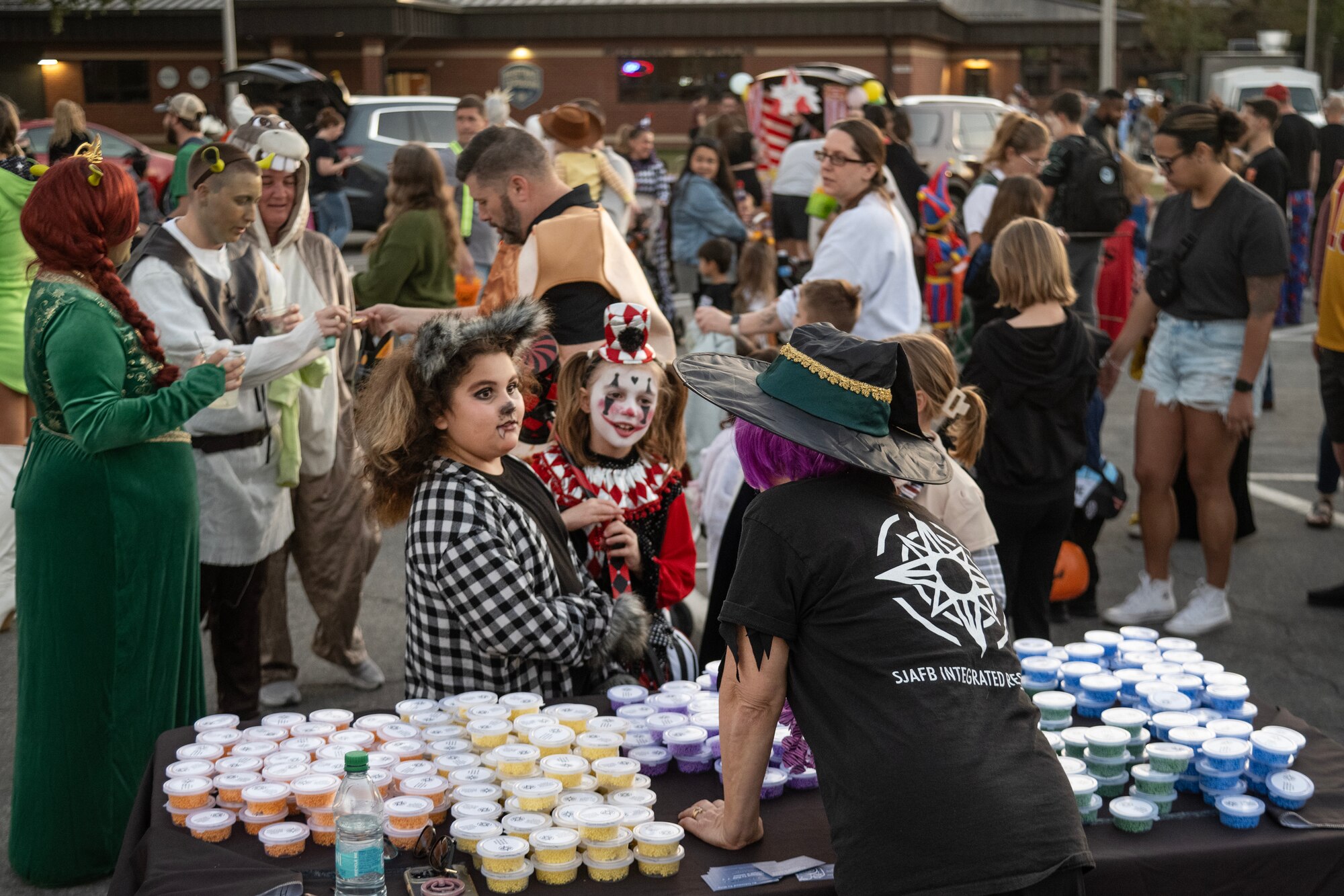 Children go “trunk” or treating during the Halloween Spooktacular and Lead Wing Celebration at Seymour Johnson Air Force Base.