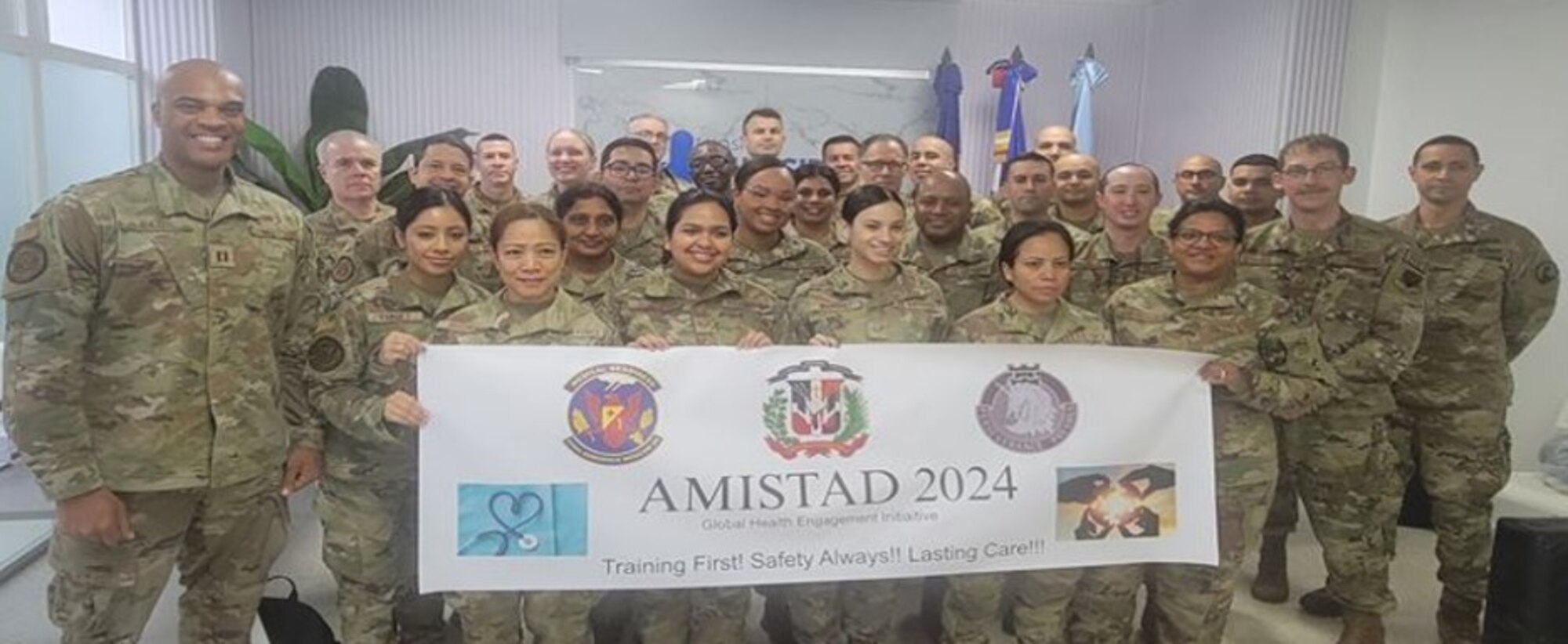 In April, 18 medical personnel from the 514th Aerospace Medical Squadron participated in a two-week, joint force humanitarian mission in the Dominican Republic through the DOD’s Global Health Engagement program