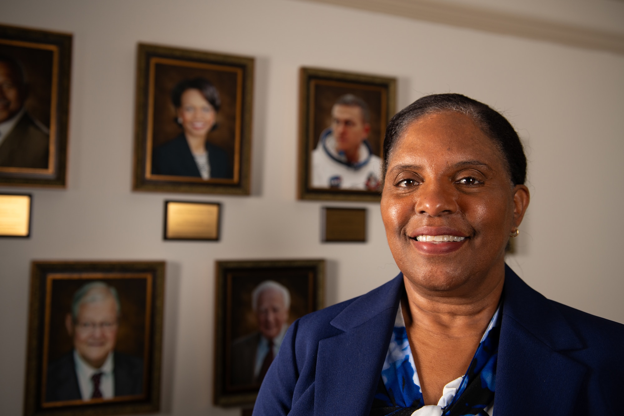 Dr. Yolanda Williams, the Provost & Institutional Accreditation Administrator for Air University (AU), poses for a photo, at Maxwell Air Force Base, Ala., Sept. 23, 2024.