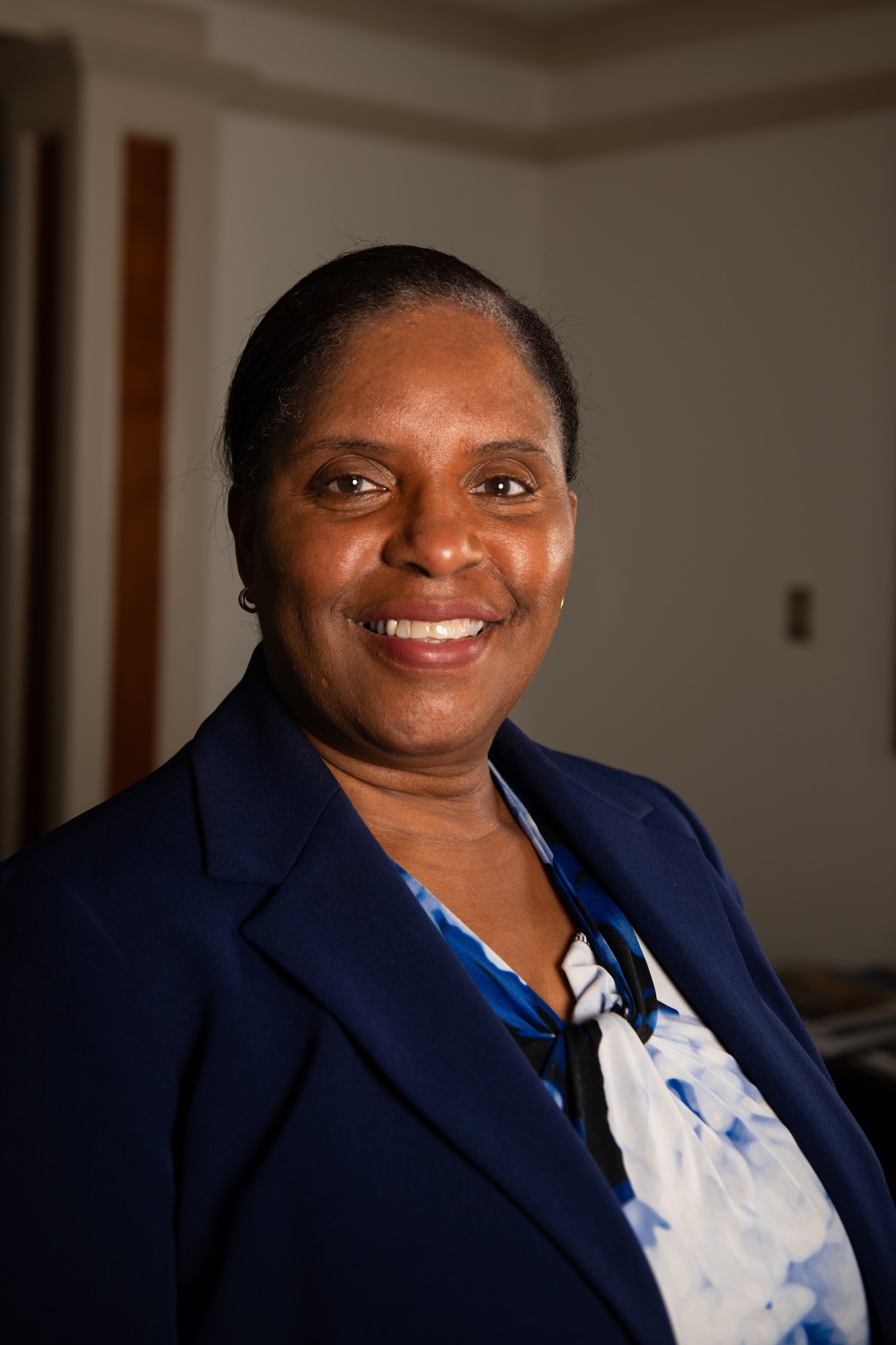 Dr. Yolanda Williams, the Provost & Institutional Accreditation Administrator for Air University (AU), poses for a photo, at Maxwell Air Force Base, Ala., Sept. 23, 2024.