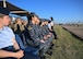 Royal Thai Air Force nurses observe a Basic Military Training graduation at Joint Base San Antonio-Lackland, Texas September 12, 2024.