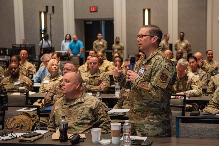 Colonel asking question