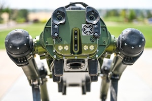 robotic dog close up