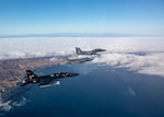 U.S. Navy and U.S. Air Force aircraft train during Gray Flag 2024.