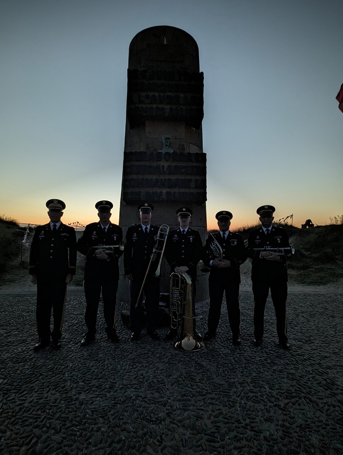 The performance of a lifetime: Army Reserve band plays at WWII site