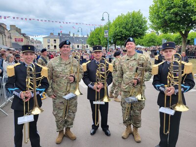 The performance of a lifetime: Army Reserve band plays at WWII site