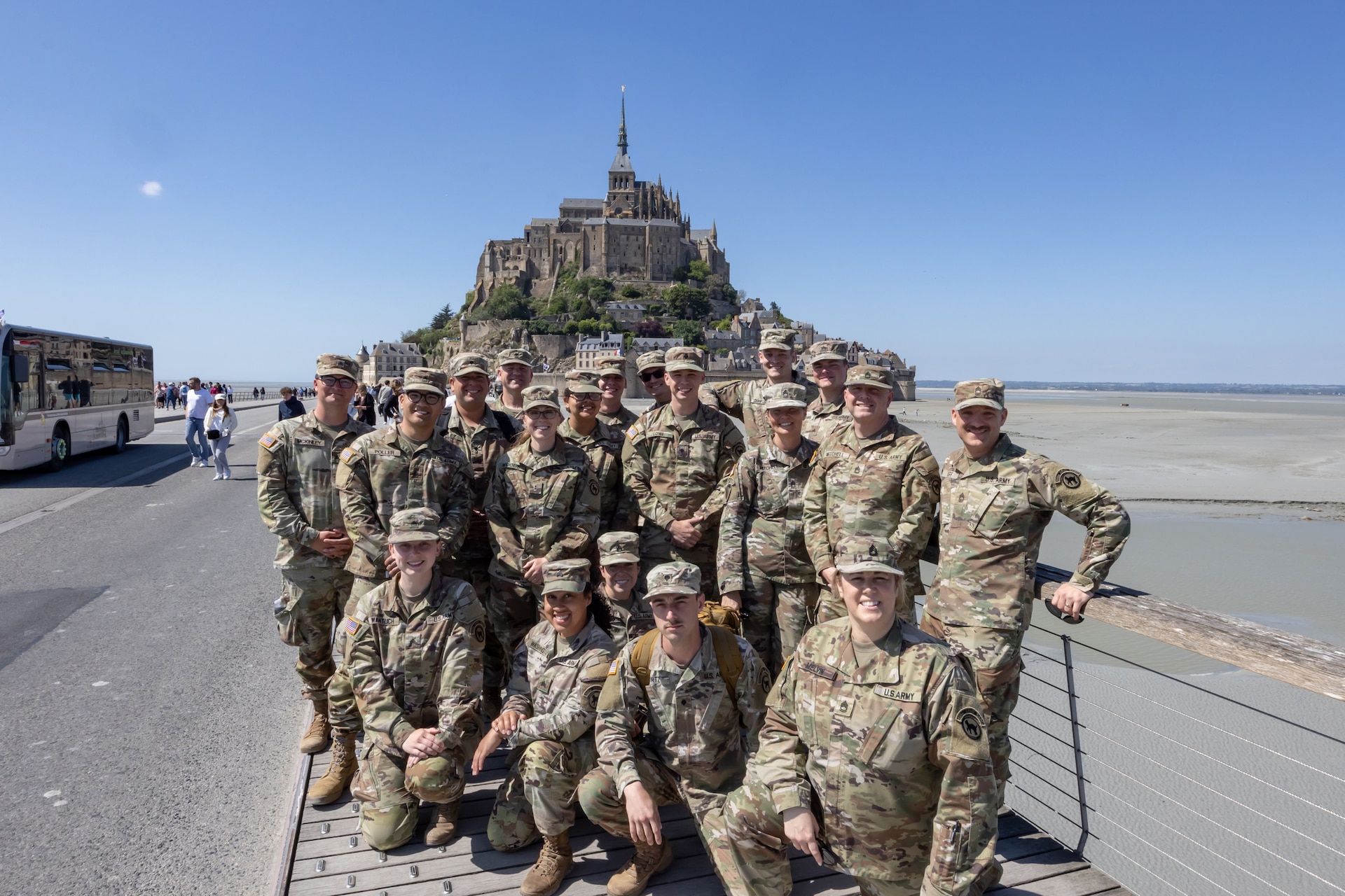 The performance of a lifetime: Army Reserve band plays at WWII site