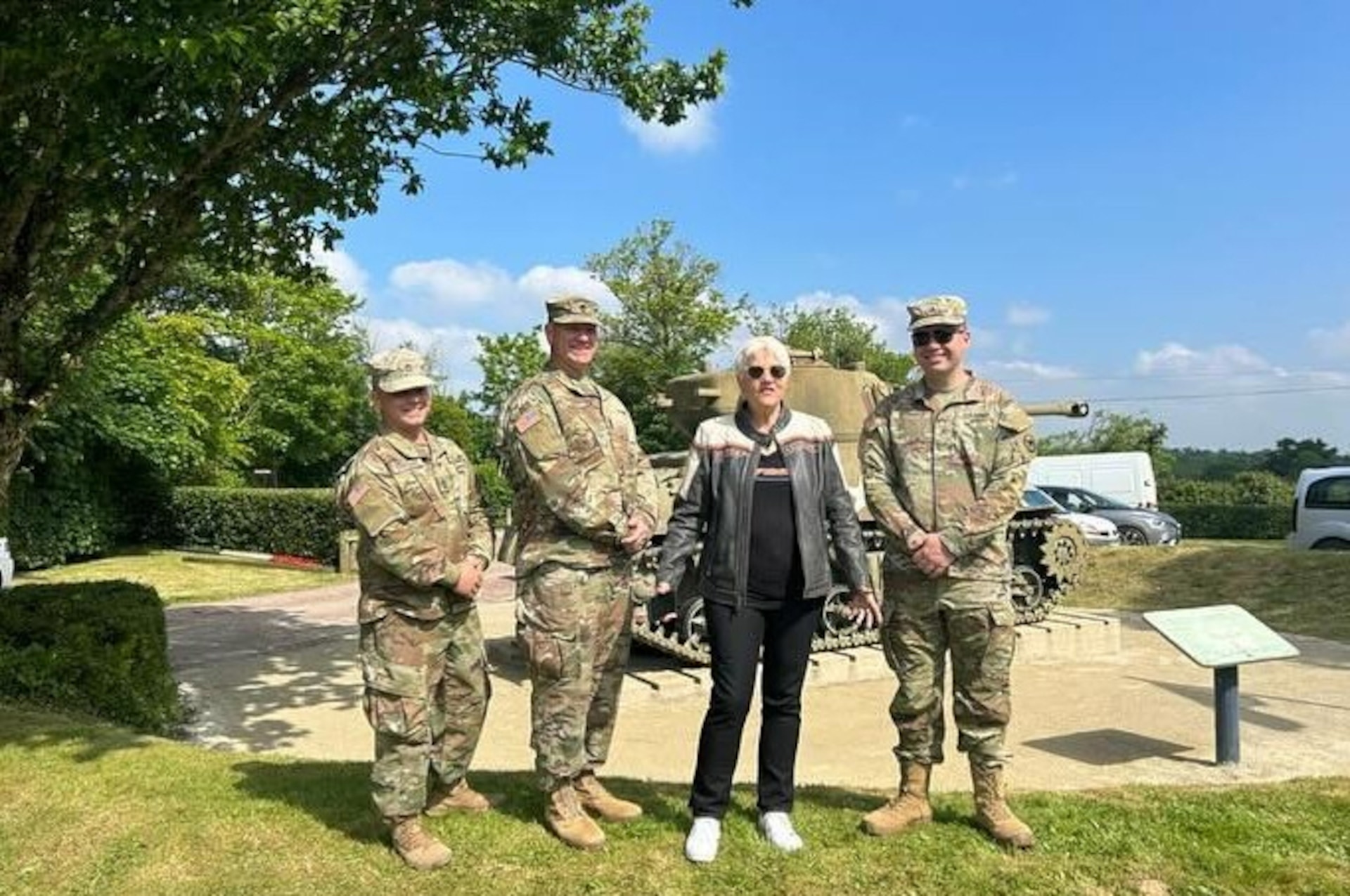 The performance of a lifetime: Army Reserve band plays at WWII site