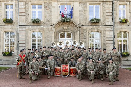 The performance of a lifetime: Army Reserve band plays at WWII site