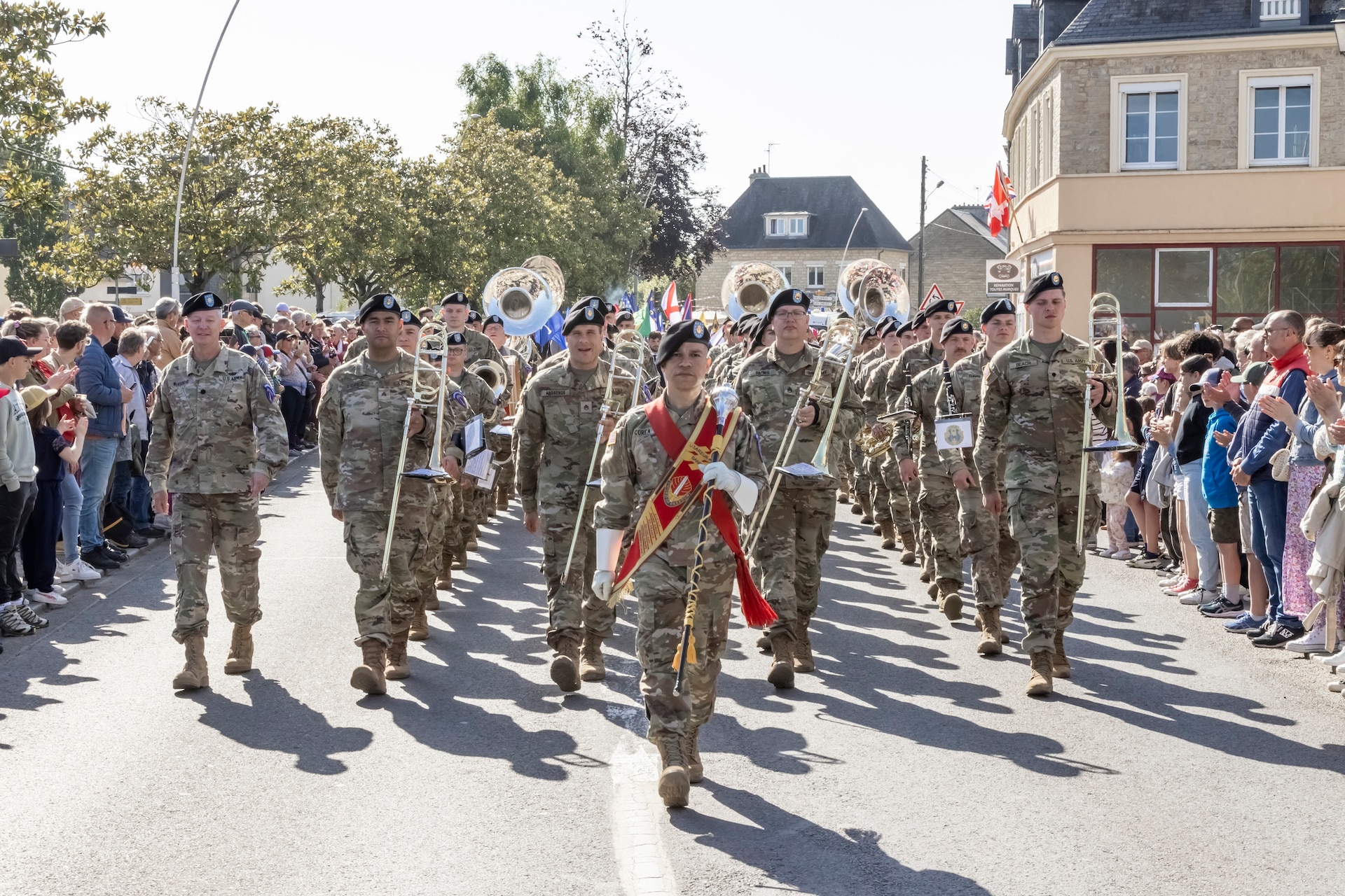 The performance of a lifetime: Army Reserve band plays at WWII site