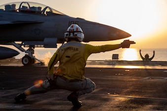 VFA-41 launches from USS Abraham Lincoln (CVN 72).