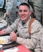 Then-1st Lt. Ryan Pickett enjoys a hot breakfast with fellow Marines during one of his many deployments. After seven years of service, Pickett transitioned to civilian life, joining AMCOM’s G-2 intelligence division in 2011.