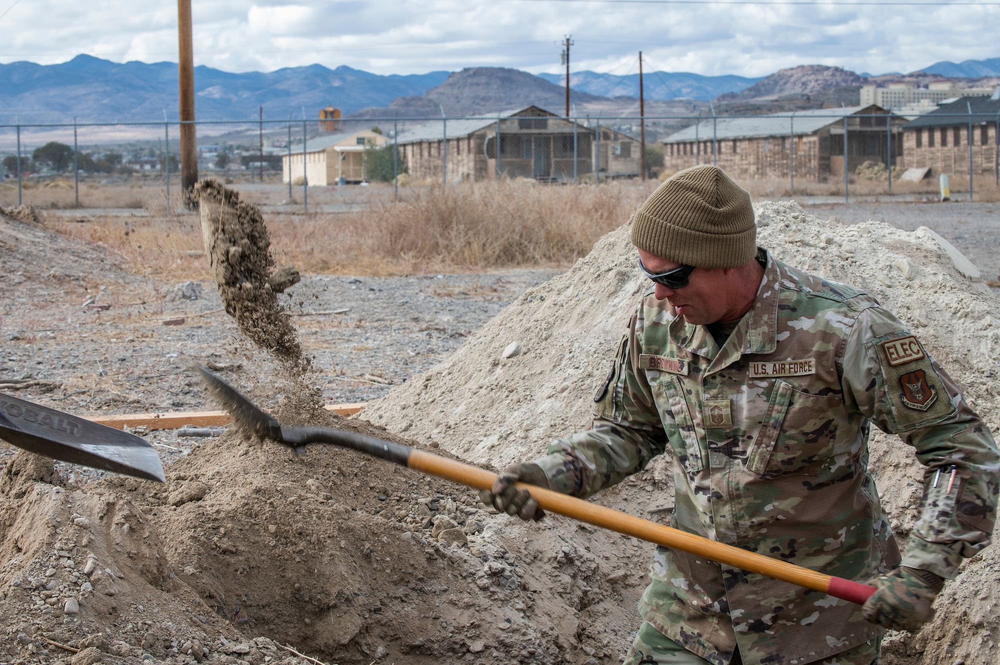 On Friday, Nov. 1, 2024, over three dozen Airmen with the 419th Civil Engineer Squadron packed up their gear and traveled to the Wendover Compound at the Historic Wendover Airfield.