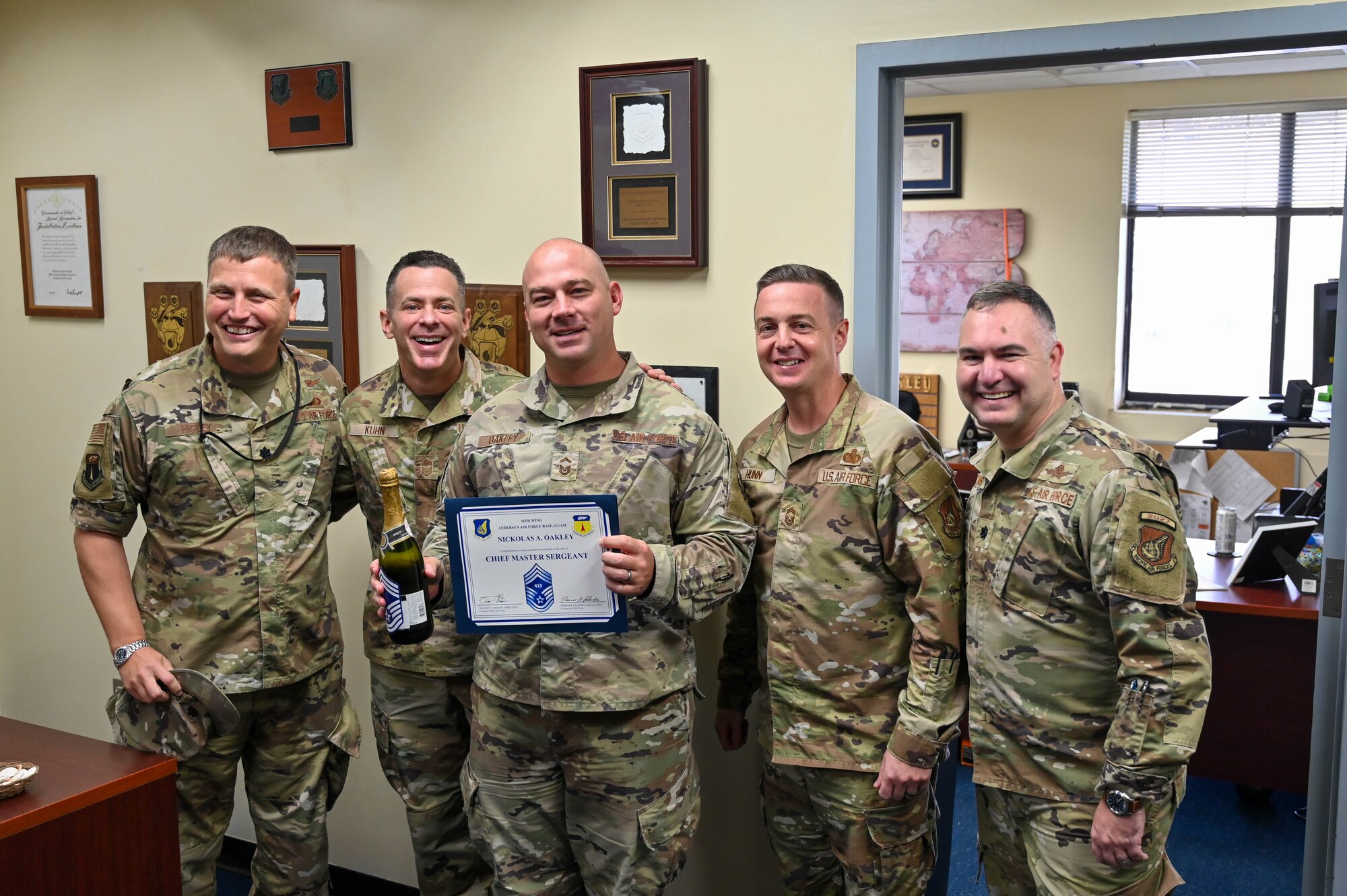 Photo of Airmen celebrating