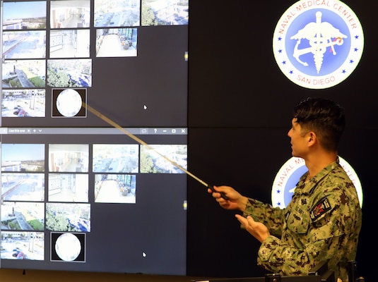 Lt. Jasen Koerner, the medical Command Post Exercise (CPX) current operations officer from Navy Medicine Readiness and Training Command Yokosuka, briefs the CPX team on mission updates and objectives, Oct 31. The three-day exercise, part of Keen Sword 25, focuses on ensuring readiness for Health Service Support (HHS) functions across the Indo-Pacific Region. Keen Sword is a biennial, joint and bilateral field-training exercise involving U.S. military and Japan Self-Defense Forces personnel, designed to increase readiness and interoperability while strengthening the U.S.-Japan alliance.