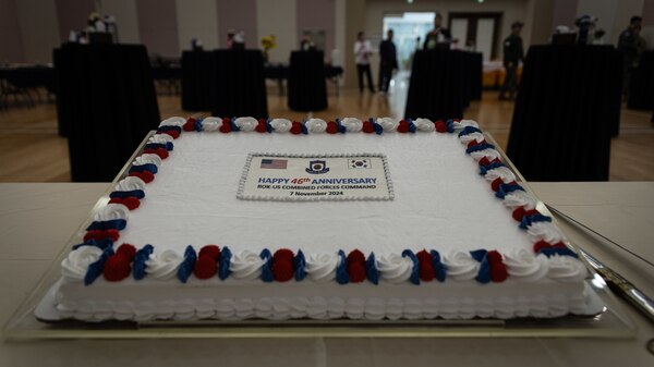 The Republic of Korea-U.S. Combined Forces Command (CFC) marks its 46th anniversary with a ceremony on Nov. 7 at Camp Humphreys, Pyeongtaek. The event was chaired by Deputy Commander Gen. Kang Shin Chul.