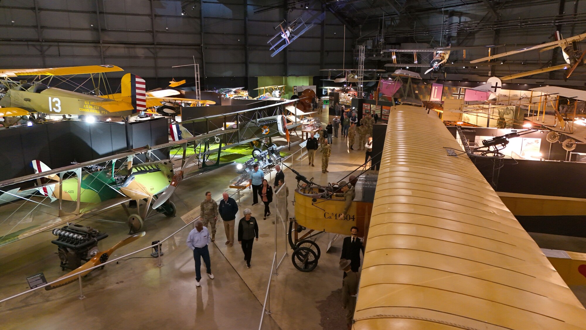 civic leaders at museum
