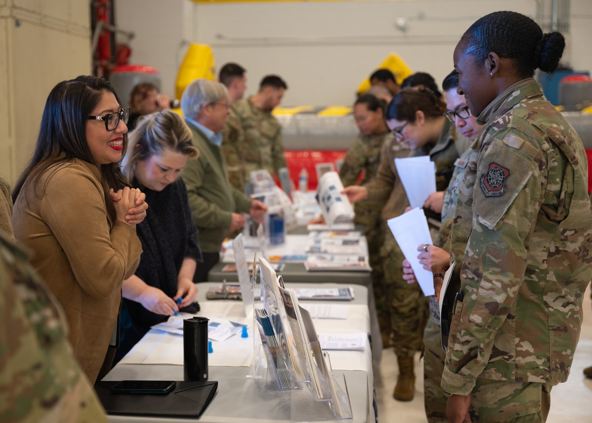 During the event, Airmen met with representatives from JBLM support agencies, received resources to support mental and physical health and participated in games and a raffle.
