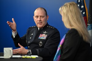 A military General speaks during a recorded conversation.