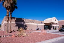 The outside of the Advanced Maintenance and Munitions Operations School building.