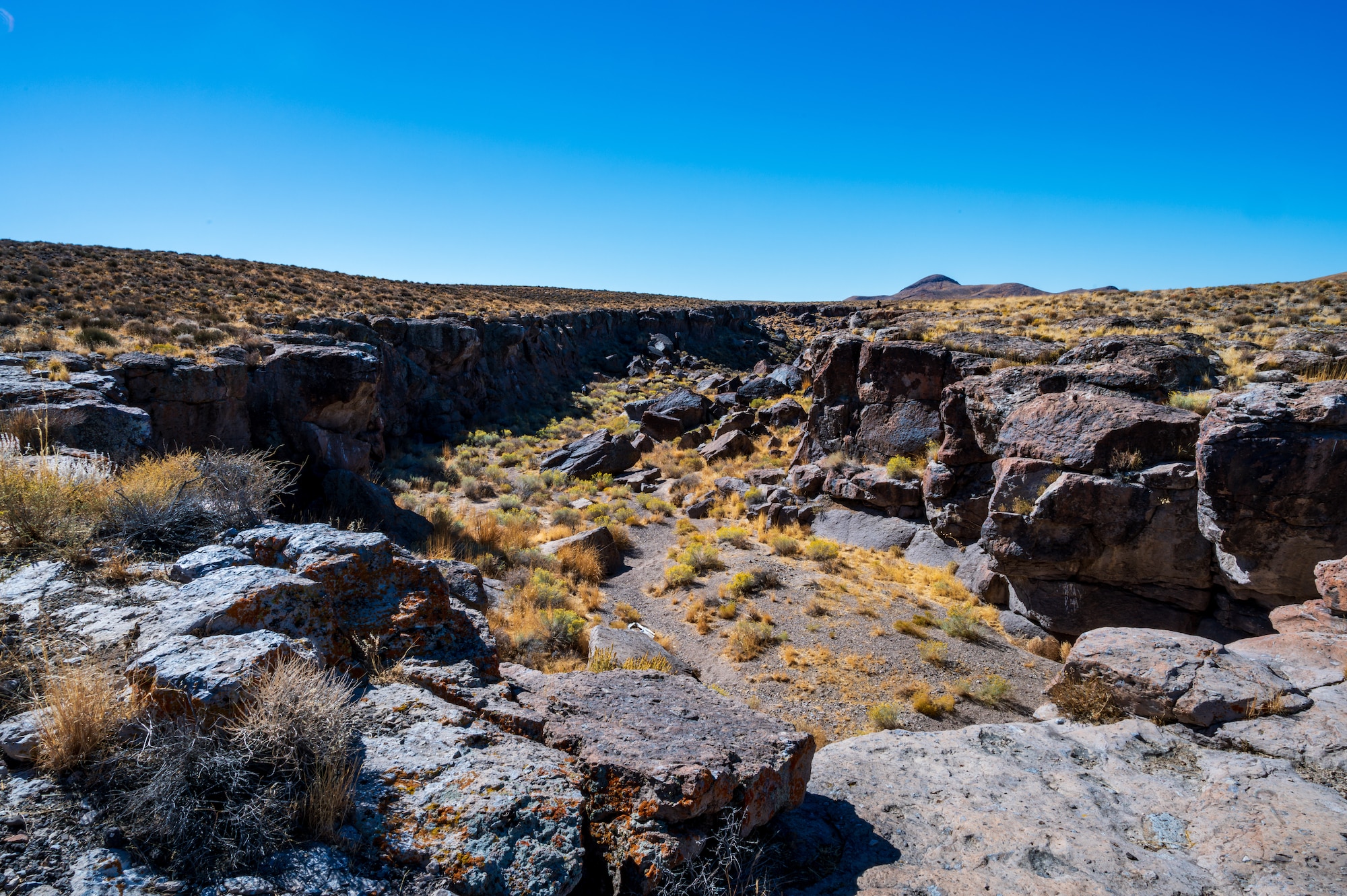 A canyon on the Nevada Test and Training Range.