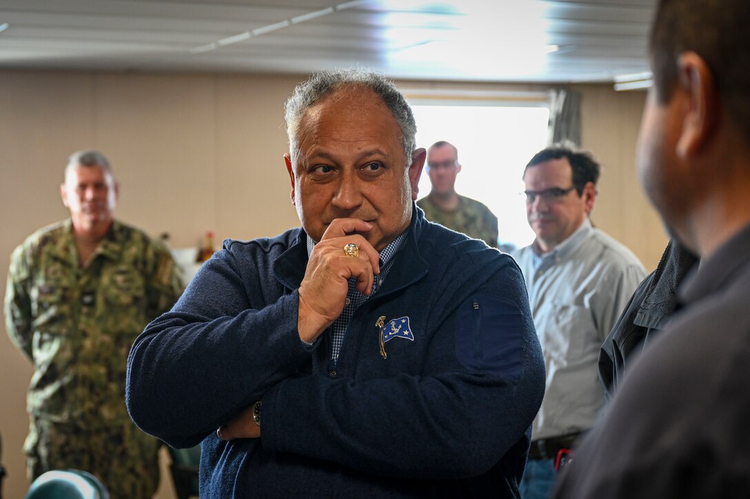 Secretary of the Navy Carlos Del Toro