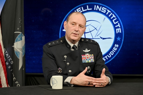 A military General speaks during a recorded conversation.