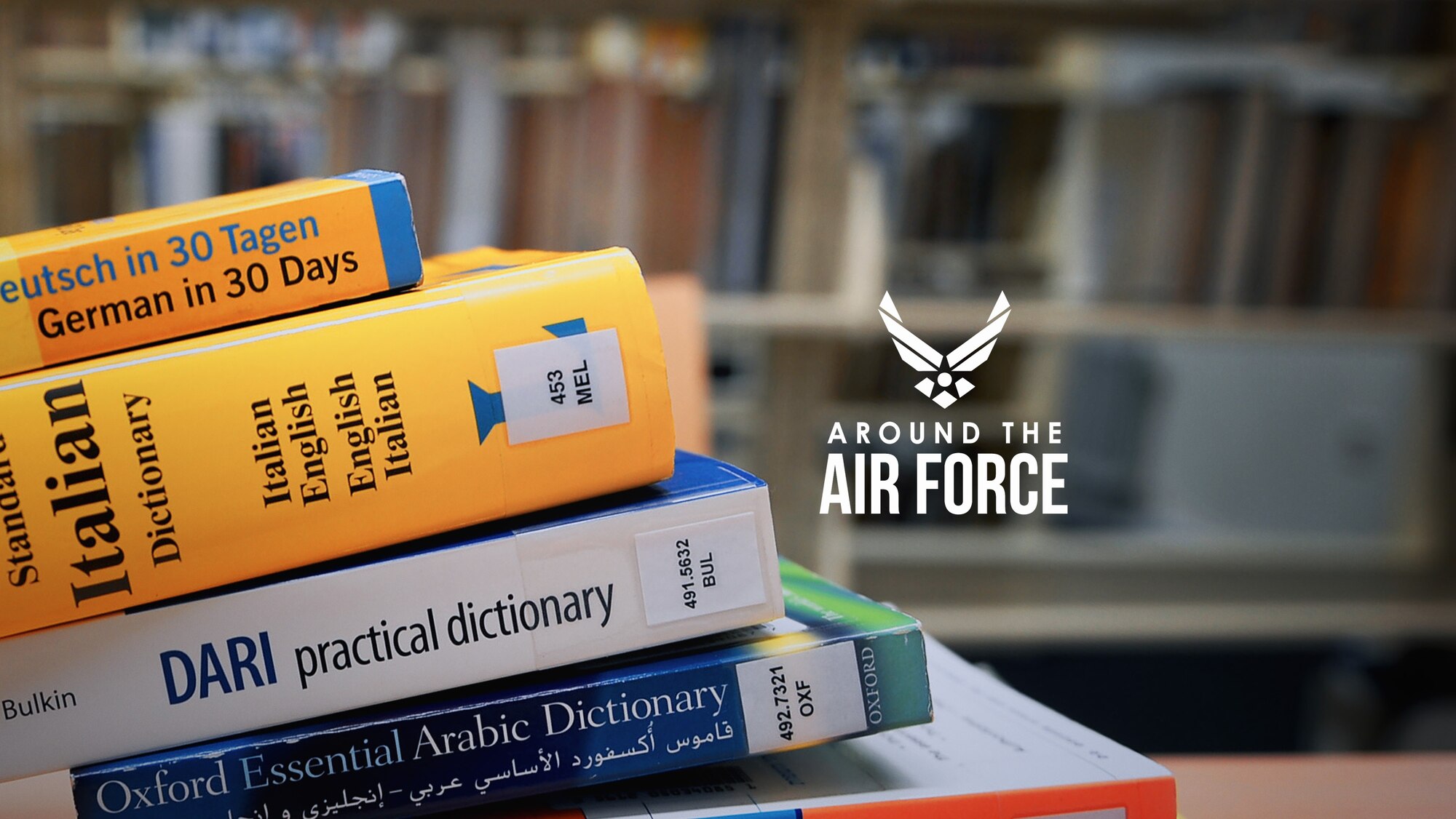 In this week's look around the Air Force, PACAF Airmen develop ACE capabilities with deployable Joint Worldwide Intelligence Communication System kits, the Language Enabled Airman Program opens for select Air National Guard AFSCs, and Airmanship 200 is a groundbreaking curriculum set to launch across AETC bases. (U.S. Air Force graphic by Travis Burcham)