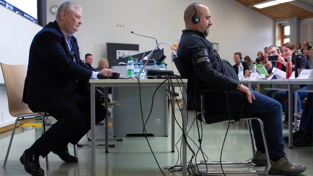 Army CID Agents Agents Brief International Partners at the 31st International Forensic Science Seminar.
