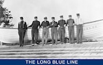 Photograph of the U.S. Life-Saving Service crew at Neah Bay, Washington Territory. The crewmembers were predominantly Makah Tribe members. (U.S. Coast Guard)